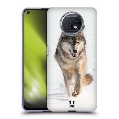 Plastový obal HEAD CASE na mobil Xiaomi Redmi Note 9T vzor Divočina, Divoký život a zvířata foto BĚŽÍCÍ VLK (Zadní kryt pro mobil Xiaomi Redmi Note 9T vzor Divočina, Divoký život a zvířata foto BĚŽÍCÍ