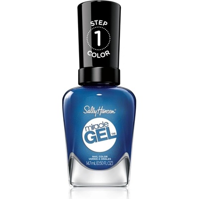 Sally Hansen Miracle Gel™ gélový lak na nechty bez použitia UV/LED lampy odtieň Blues Cruise 14,7 ml