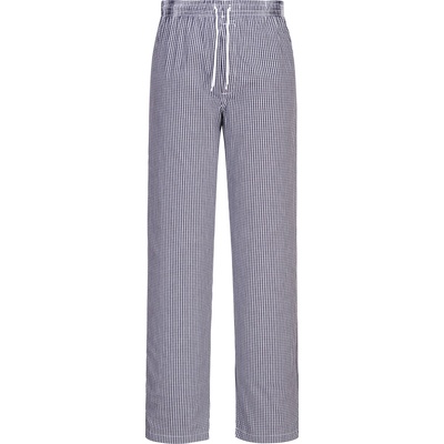Portwest bromley chefs c079 / Панталон за готвач - син каре xxxl (c079chrxxxl)
