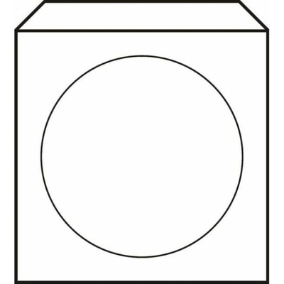 Obálka CD 125 x 125 mm papierová s okienkom