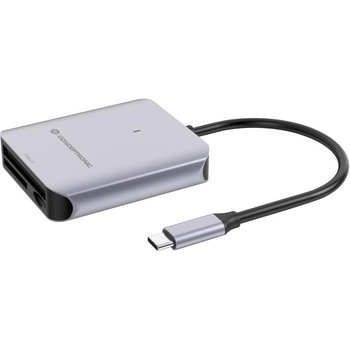 Conceptronic BIAN09G четец на карти USB 3.2 Gen 2 Type-C Сив (BIAN09G) (BIAN09G)