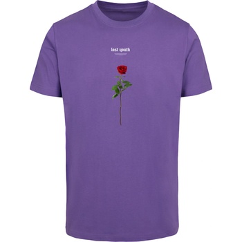 Mister Tee Тениска Lost Youth Rose Tee ultraviolet 5XLUB-MT1582-01459 - Тъмносив, размер M