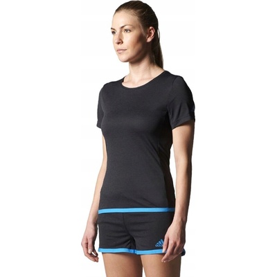 adidas detské tričko čierne polyester, 152