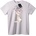 NOONEBRAND Тениска с мило коте и сърца - S, White