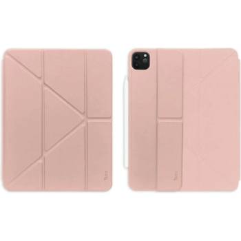 Torrii Torrio Plus Case - кожен кейс и поставка с отделение за Apple Pencil за iPad Pro 11 (2020), iPad Pro 11 (2018) (розов)