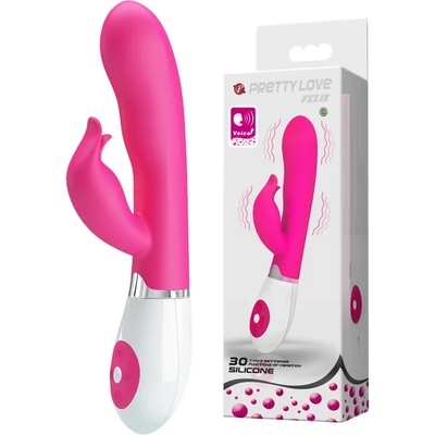 Вибратор с гласов контрол, 20, 5см. - Pretty Love Felix (DEBRA01377)