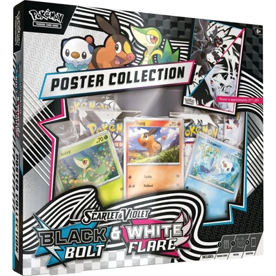 Pokémon TCG Black Bolt & White Flare Poster Collection – Zboží Dáma