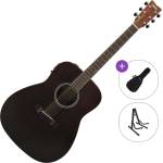Yamaha FX400 Standard SET Smoky Black Електро-акустична китара Дреднаут
