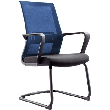 RFG Посетителски стол RFG Smart M, дамаска и меш, до 120 kg, черна седалка, тъм (4010100245)