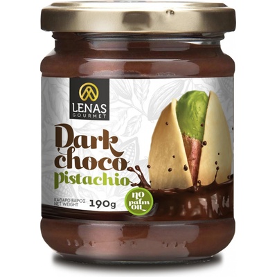Lenas Gourmet Pomazánka z pistácií s hořkou čokoládou 190 g