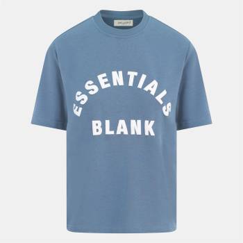 Blank Essentials Дамска тениска Blank Essentials Blank Arched Print Puff T-Shirt Ladies - Orion Blue