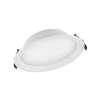 LED луна за вграждане Ledvance DL ALU DN 200 IP44/IP20 WT, 25W, 240V, 2250lm, защита (IP44), 3000K
