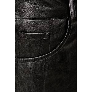 Haveone широк панталон дамски от имитация на кожа (PVI.R151)