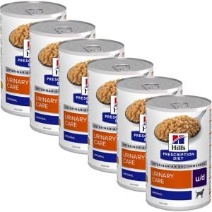 Hill's Hill s Prescription Diet u/d Грижа за пикочната система консерви за кучета 6 x 370 г