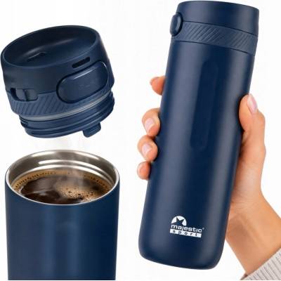 Majestic Sport termoska NORD 600 ml tmavá modrá