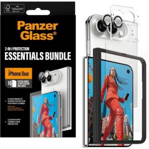 Panzer Стъклен протектор PanzerGlass - Essentials 2-в-1, iPhone Duo (5715685054280)