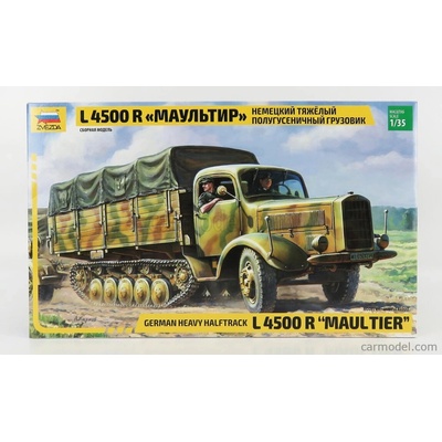 Zvezda Mercedes Benz L4500f Cingolato Truck Maultier Military 1944 / 1:35