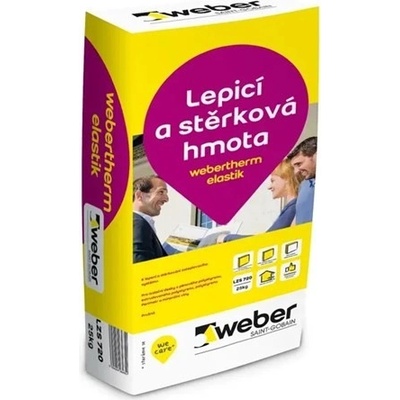 WEBER webertherm elastik - pružný lepicí a stěrkový tmel 25kg