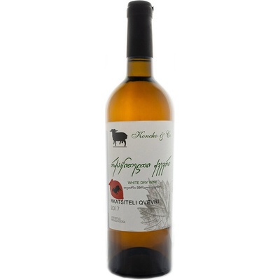 Vinařství Koncho & Co RKATSITELI QVEVRI suché bílé 13% 0,75 l (holá láhev)