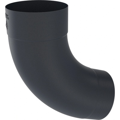 Zambelli Colordur Koleno 72° ø 80 mm falcované RAL 7016 černá antracit 242430-E-7016