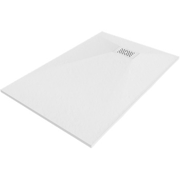 Mexen Hugo правоъгълно корито SMC 100 x 70 cm, бяло, бял капак - 42107010-W (42107010-W)