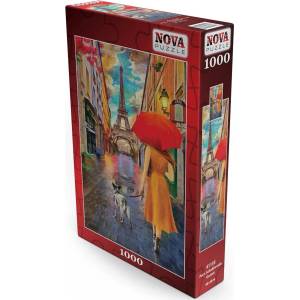 Nova Puzzle Пъзел Nova puzzle от 1000 части - Разходка по улиците на Париж (NOVA41135)
