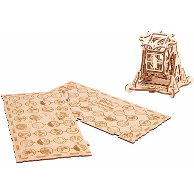Wood Trick 3D mechanické puzzle Koleso šťastia 53 ks