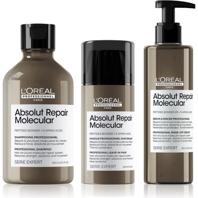 L'Oréal Serie Expert Absolut Repair Molecular изгодна опаковка за увредена коса