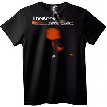 NOONEBRAND Тениска The Weeknd Меланхолия - 5XL, Black
