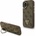 GUESS PU 4G Strass Triangle Logo Stand Camera Frame MagSafe Заден калъф за iPhone 16 Brown Guess | Kafyav | ЖЕНИ | UNI