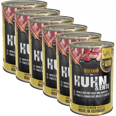 Belcando kuracie a kačacie s prosom a mrkvou 6 x 400 g