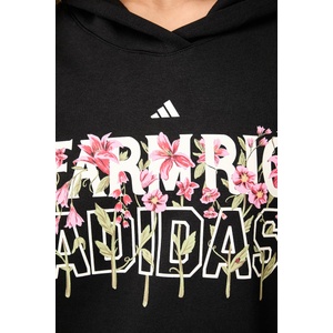 Adidas суичър с качулка дамски с памук x Farm Rio (KR0252)