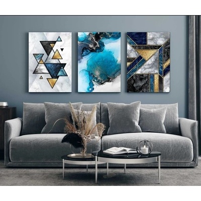 Divio Třídílný obraz na plátně , vzor 20328 Velikost: 60x120 cm