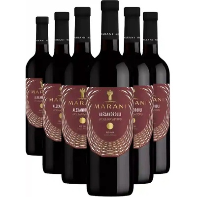 Marani ALEXANDROULI červené polosladké víno 11,5% 6 x 0,75 l (holá lahev)