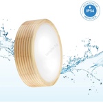 Lamkur Плафон за баня NATURAL MODERN 2xE27/15W/230V Ø 27, 5 cm бор (LA63416)