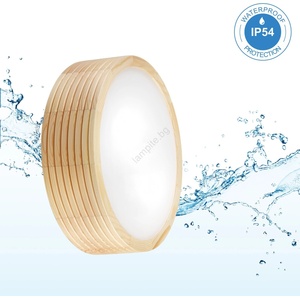 Lamkur Плафон за баня NATURAL MODERN 2xE27/15W/230V Ø 27, 5 cm бор (LA63416)