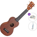 Mahalo MJ1 Basic SET Transparent Brown Сопрано укулеле (MJ1-TBRK-BASIC-SET)