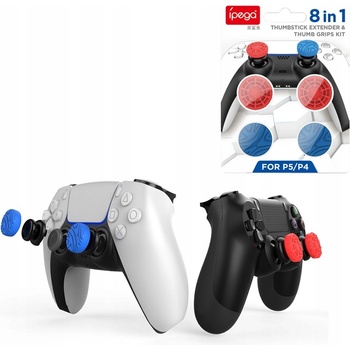 iPega P5029 Controller Cap Set PS5, PS4 - 4ks Red/Blue