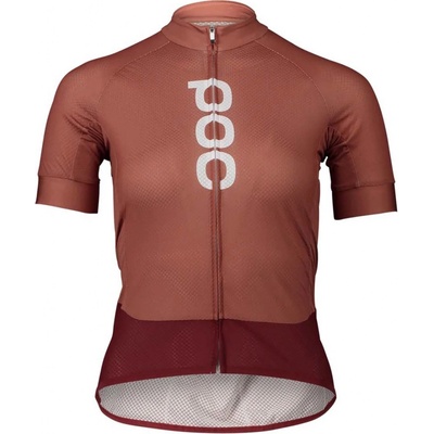 POC W's Essential Road Logo Himalayan Salt/Garnet Red – Zboží Dáma