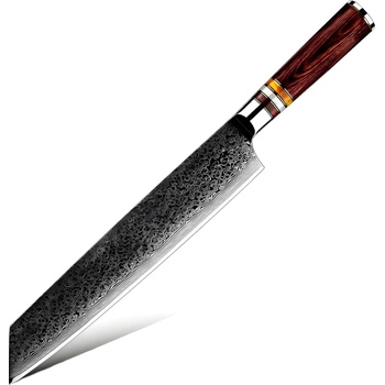 HARAHU Дамаски кухненски нож Kashiwa-Kiritsuke/Кафяв KP27630 (KA-27630)