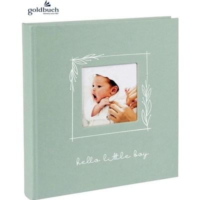 Fotoalbum klasik 60stran 15544U Goldbuch HELLO LITTLE BOY, zelenkavé 15544U