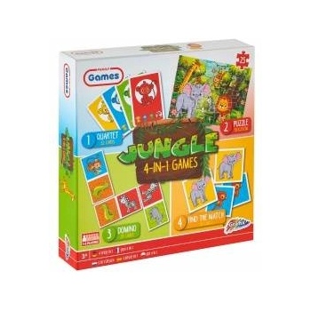 Grafix 4-in-1 Games - Jungle