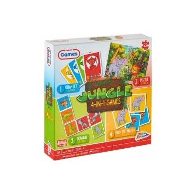 Grafix 4-in-1 Games - Jungle