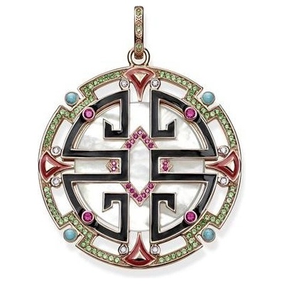 Thomas Sabo Přívěsek Asijský ornament PE793 385 7 Sterling silver 18k rose