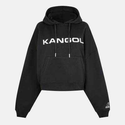 Kangol Суичър Kangol Women's Wordmark Zip Hoodie - Black