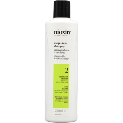 Nioxin System 2 Cleanser šampon pro jemné a řídnoucí vlasy 300 ml