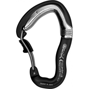 Kong Заключващ се карабинер Kong Ergo Wire Double Gate Locking carabiner - Black (322-0188-0111)