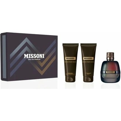 Missoni pour Homme EDP 100 ml + balzam 100 ml + gél 100 ml