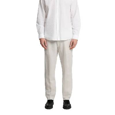 Панталони Selected 196 Leroy Linen Straight Fit pants - White (Pure Cashmere)