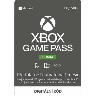 Microsoft Xbox Game Pass Ultimate předplatné 1 mesiac